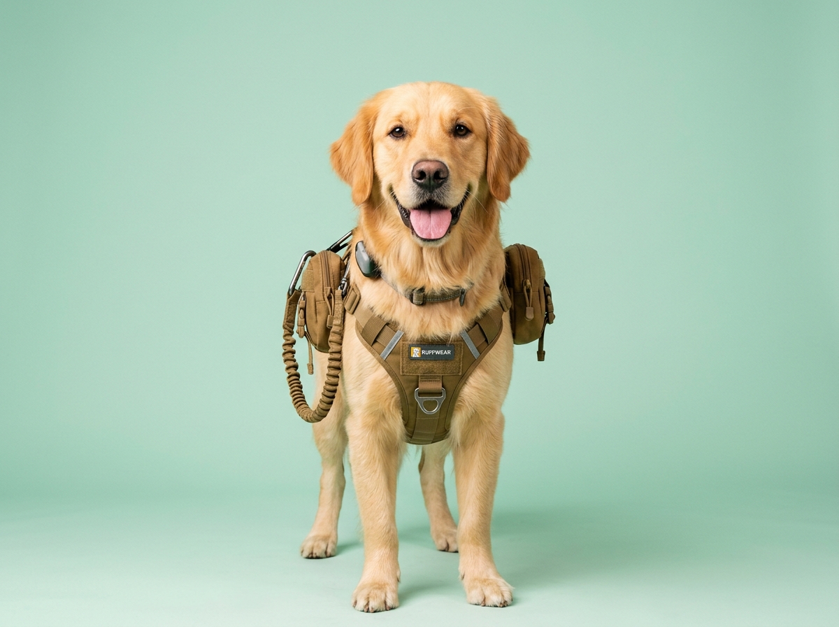 Outdoor pet hiking harness gear